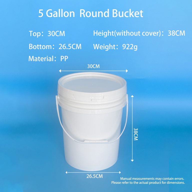 5 Gallon Plastic Bucket with Lid