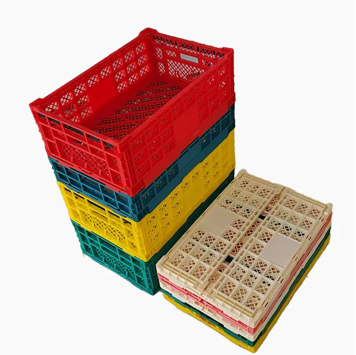 Heavy-Duty Foldable Plastic Crate