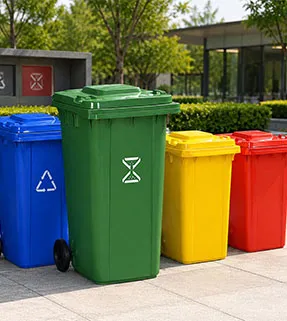 Plastic Waste Bins