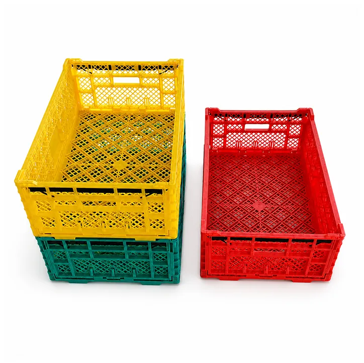 Stackable Plastic Produce Crate