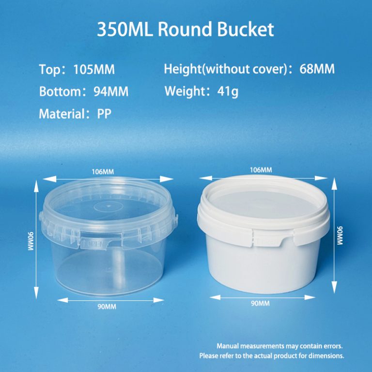350ml Round Plastic Bucket