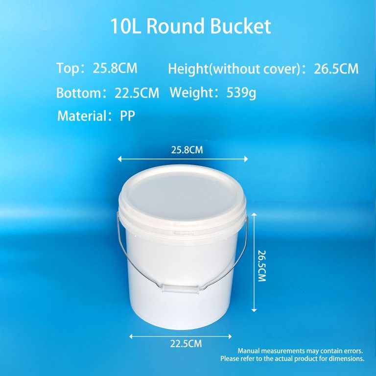 10L Round Plastic Bucket