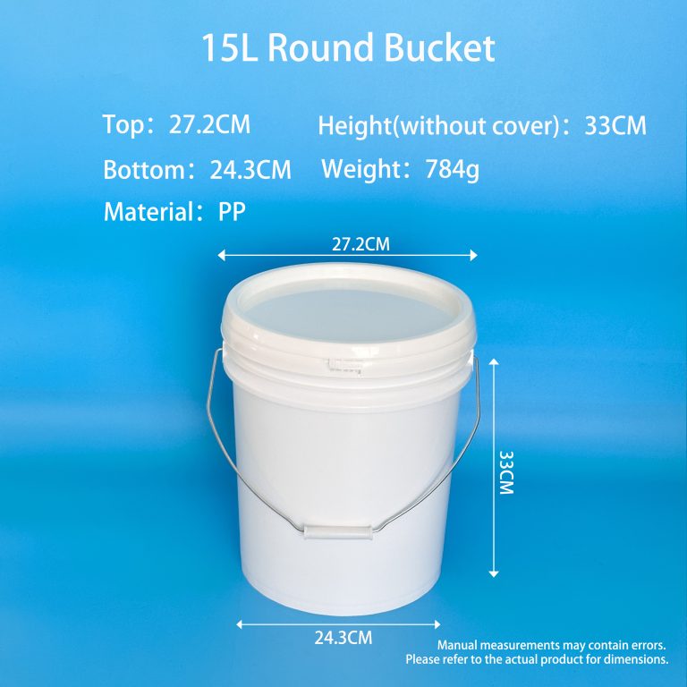 15L Round Plastic Bucket