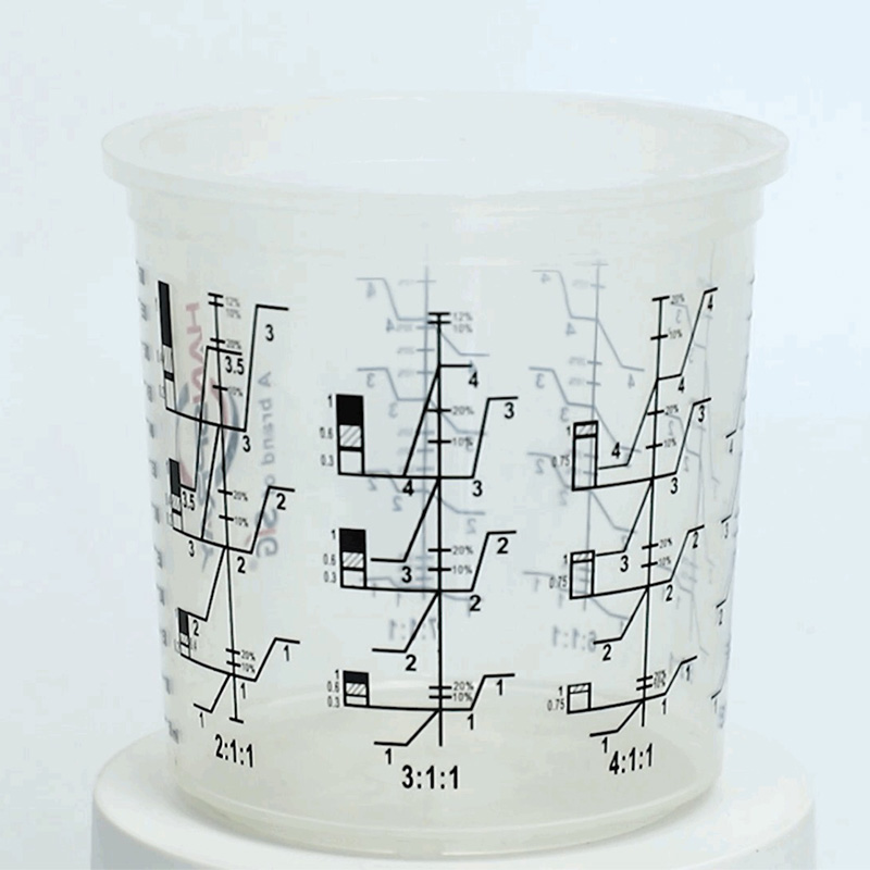 Custom Plastic Paint Mixing Cups