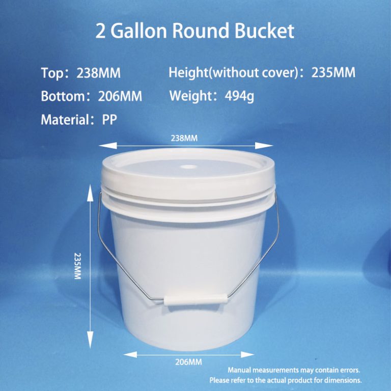 2 Gallon Plastic Bucket