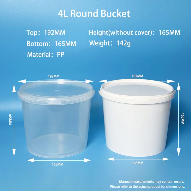 4L Round Plastic Bucket