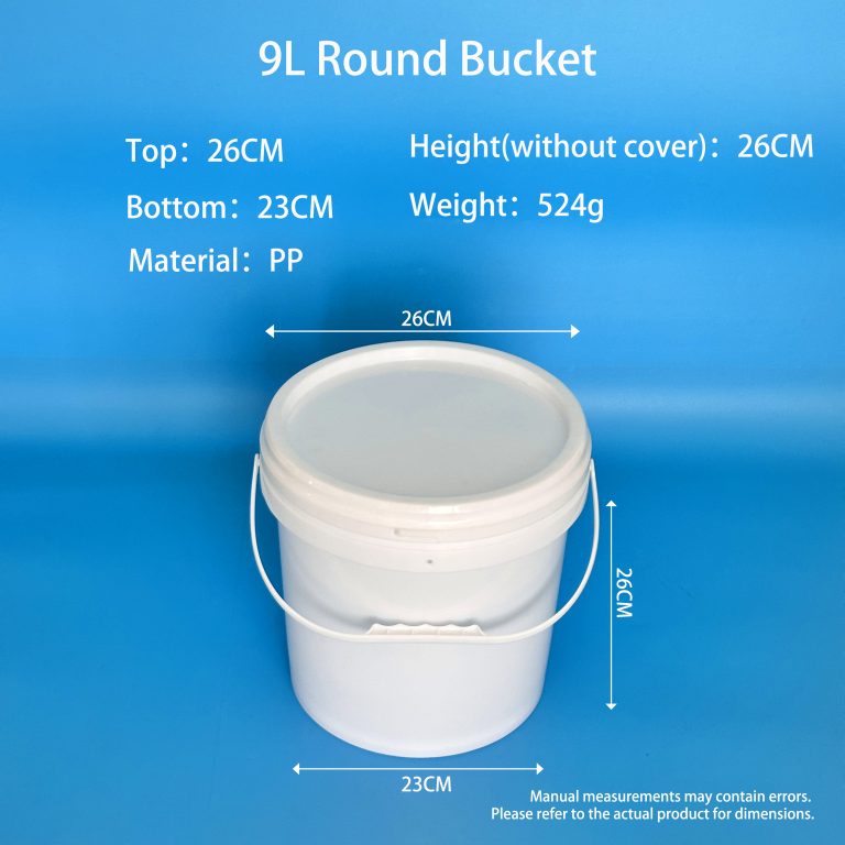9L Round Plastic Bucket